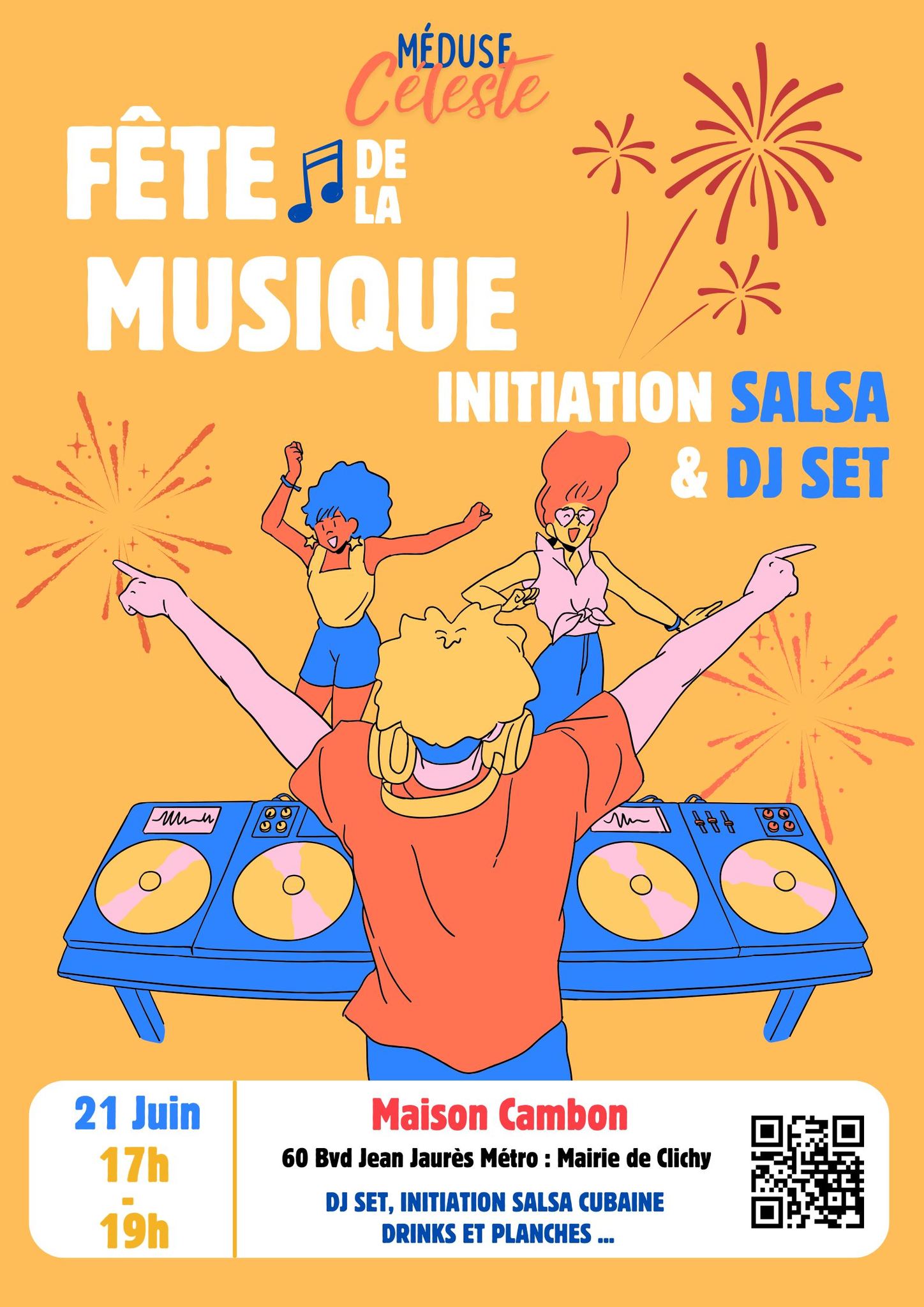 Fête de la musique - Initiation Salsa - DJ Set - avec Aude & Phil