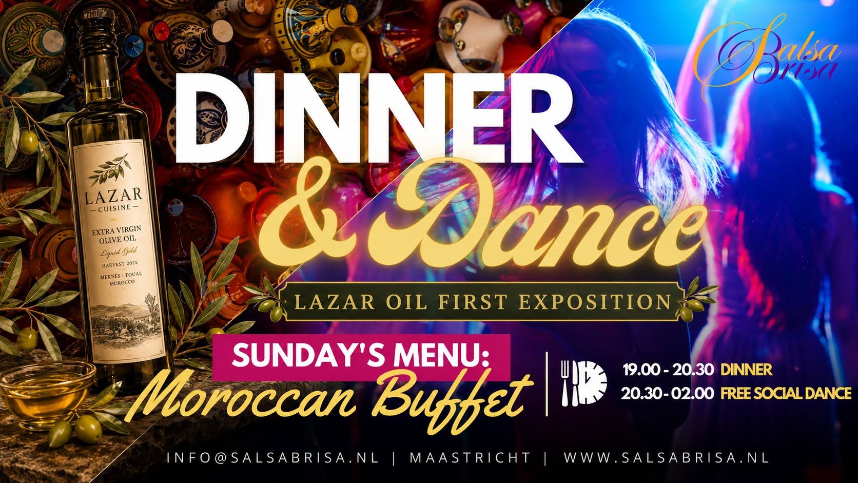 Dinner & Dance Moroccan Buffet 🔥 DJ Anglo 🎧