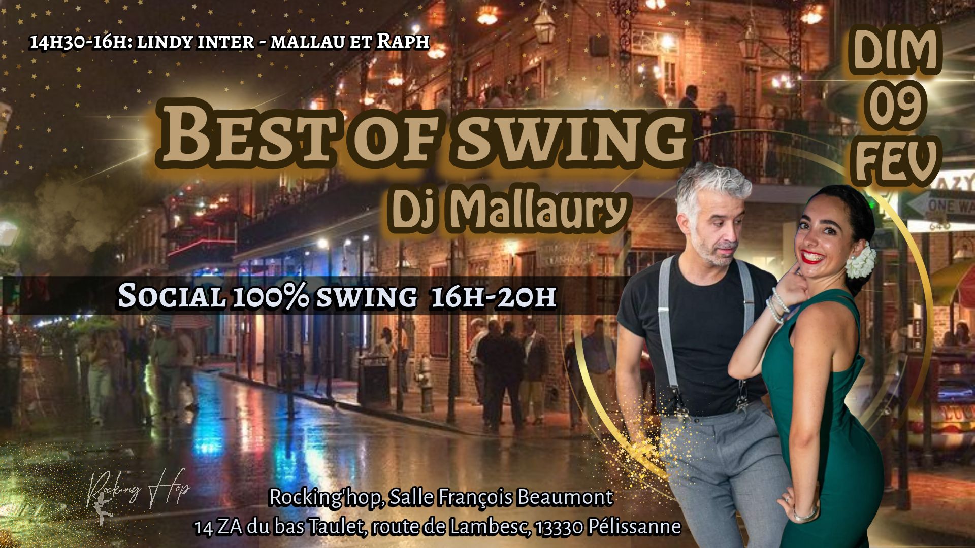 Best of Swing 100% Lindy - dimanche 09 février