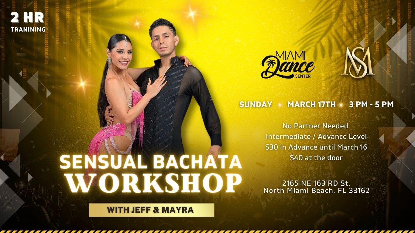 Sensual Bachata Workshop with Jeff & Mayra