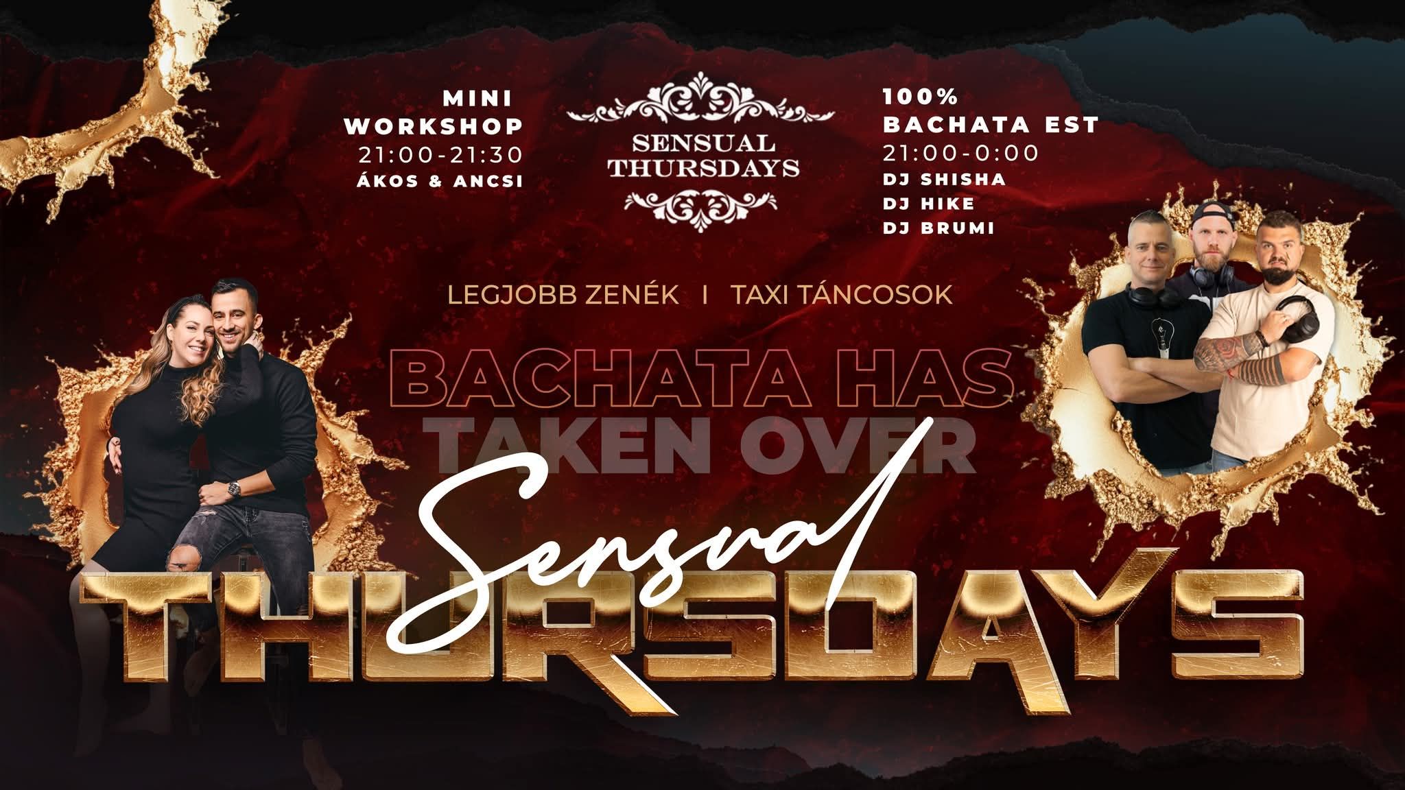 SENSUAL THURSDAYS 100% BACHATA PARTY