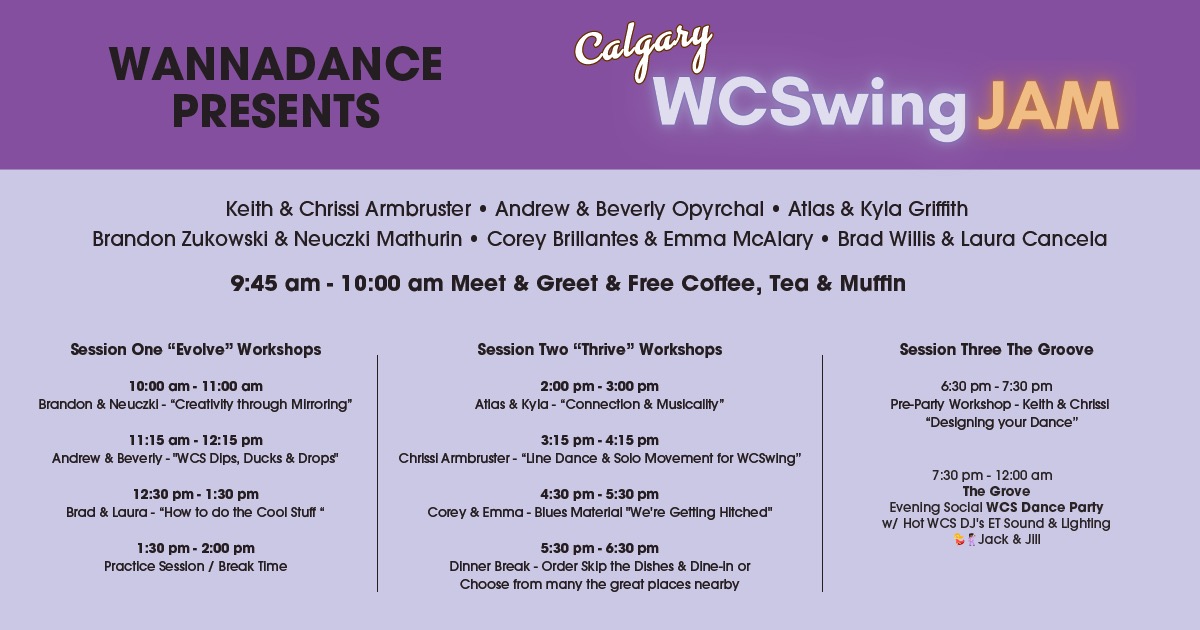 Calgary WCSWING JAM!!