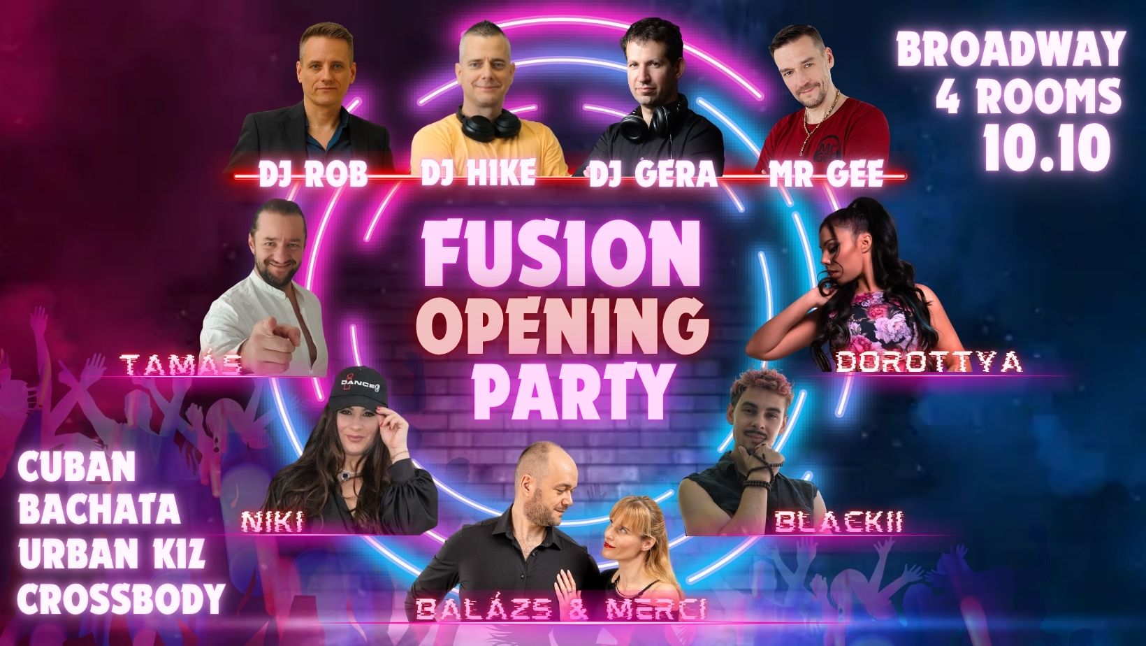 FUSION "OPENING" PARTY >> 10.10 << CUBAN I BACHATA I URBAN KIZ I CROSSBODY