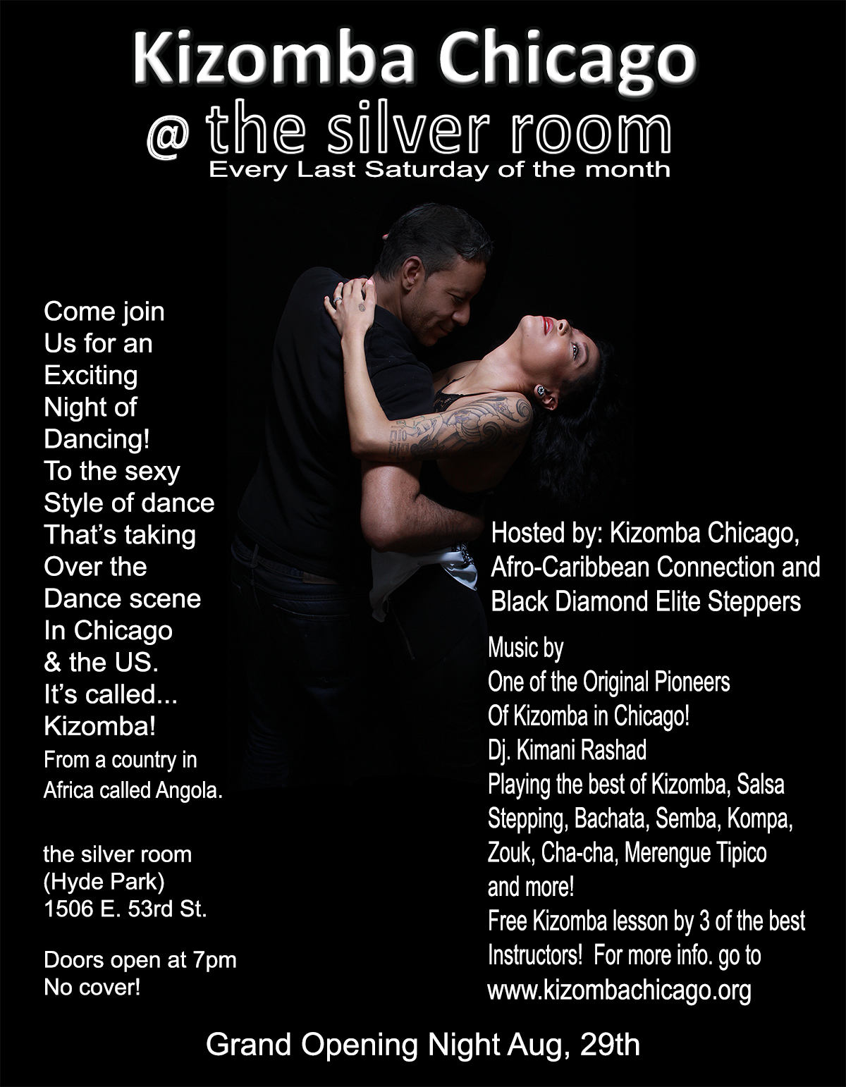 KIZOMBA CHICAGO @ THE NEW SILVER ROOM (Hyde Park )