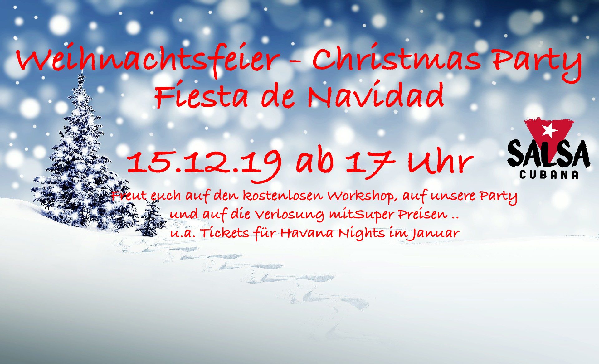 Weihnachtsfeier Salsa Cubana Düsseldorf