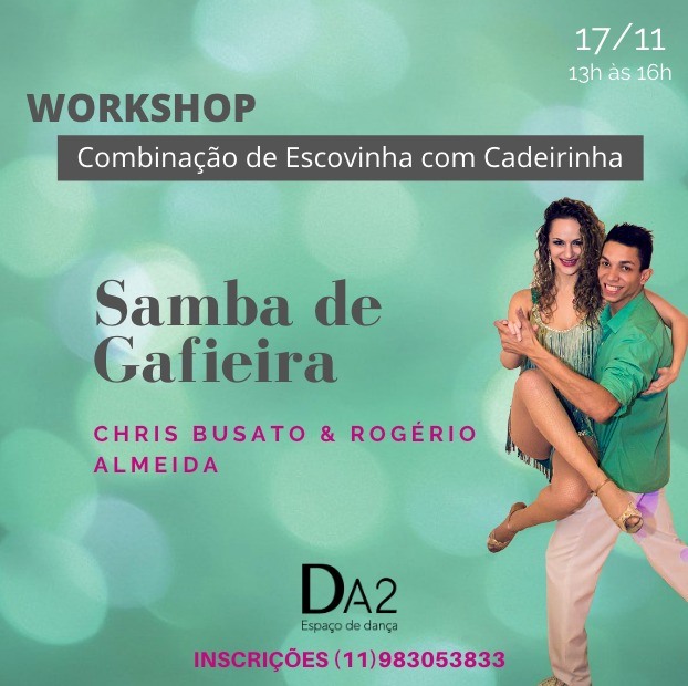 Workshop de Samba de Gafieira - Chris Busato e Rogégio Almeida