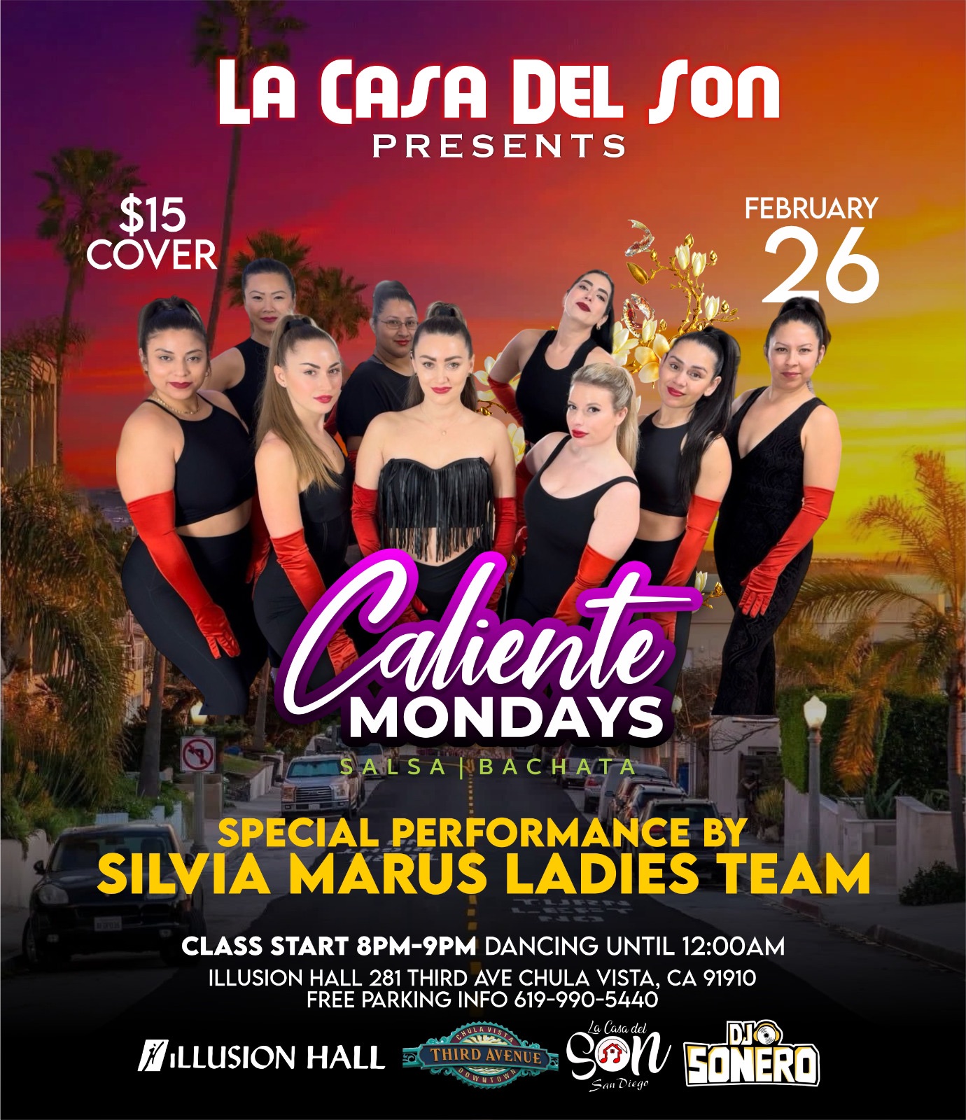 Salsa & Bachata Mondays @ Illusion Hall