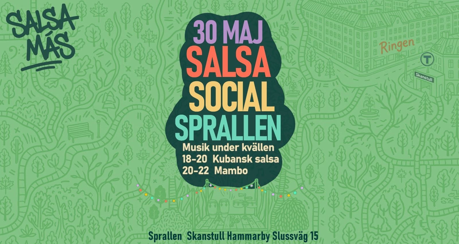 Sprallen med Salsa Mas