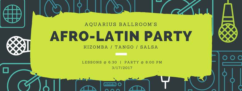 Afro-Latin Dance Lessons and Party