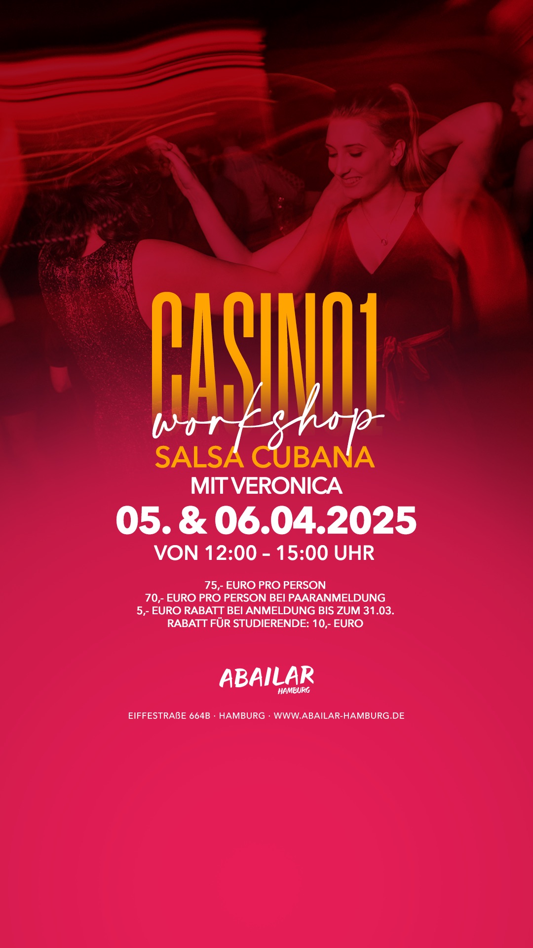 A Bailar Salsa Anfänger Workshop (Casino1)