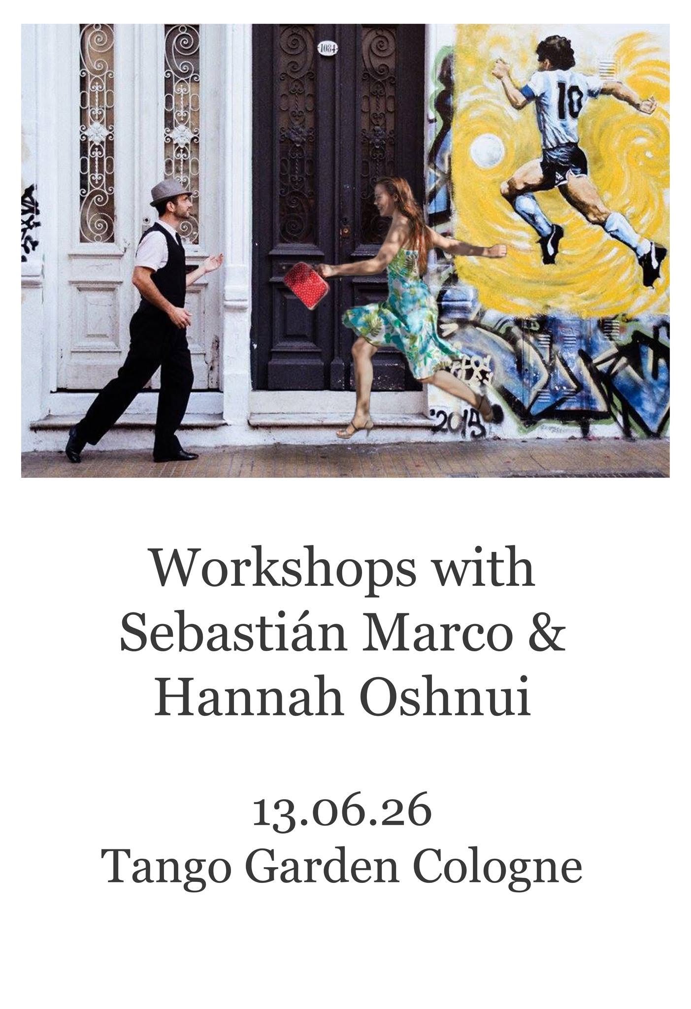 Tango workshops with Sebastián Marco and Hannah Oshnui