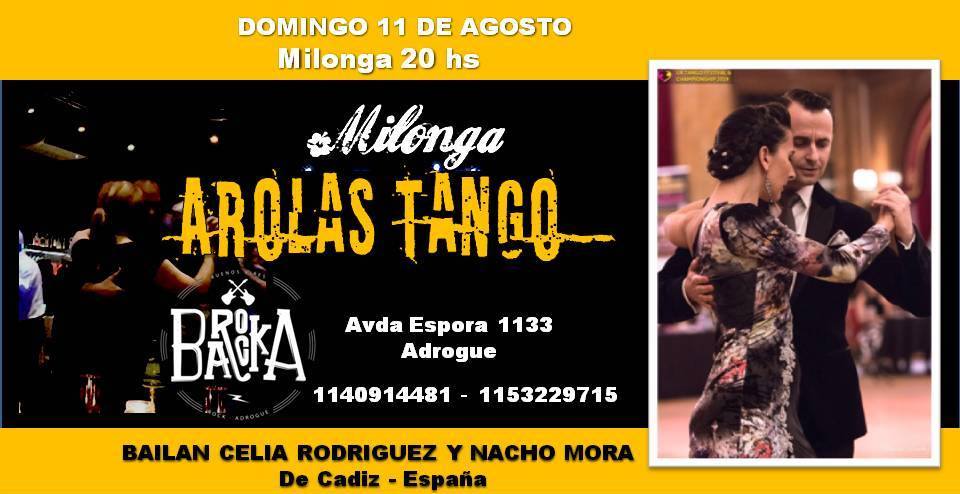 Domingo de milonga Arolas Tango en Barocka Adrogué