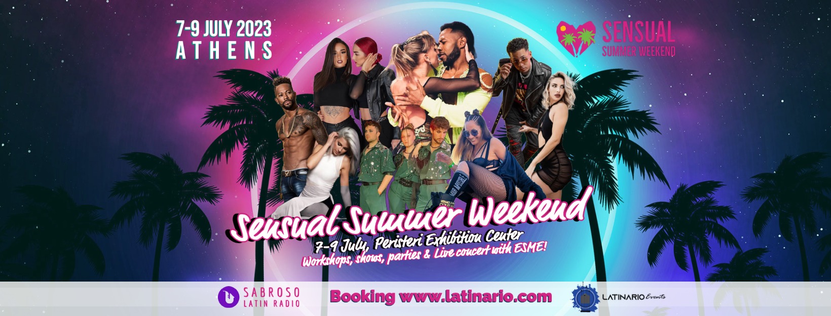 Sensual Summer Weekend + ESME LIVE, 7-9 July 2023 by Latinario