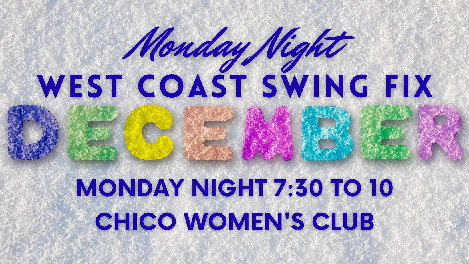 Monday Night West Coast Swing Fix