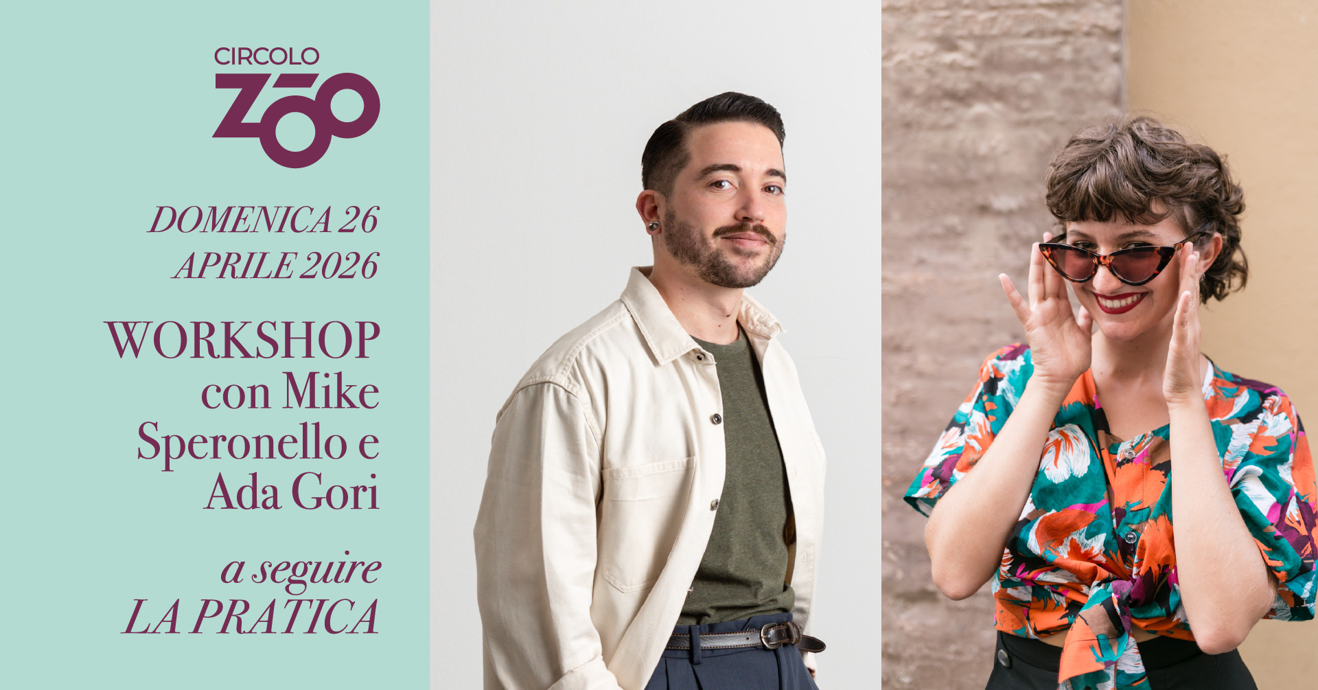 Balboa e Lindy workshops con Mike Speronello e Ada Gori + la Pratica
