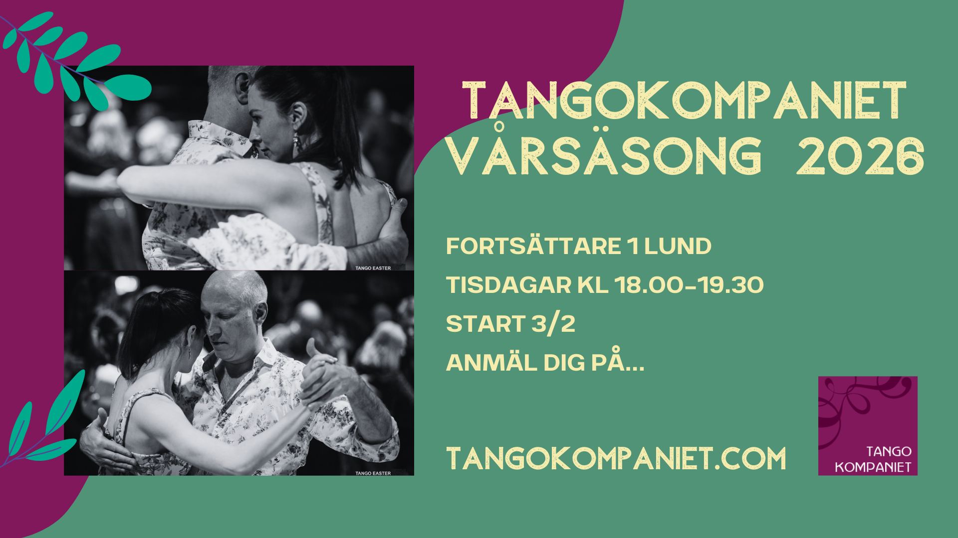Tangokompaniet Fortsättare 1 Lund
