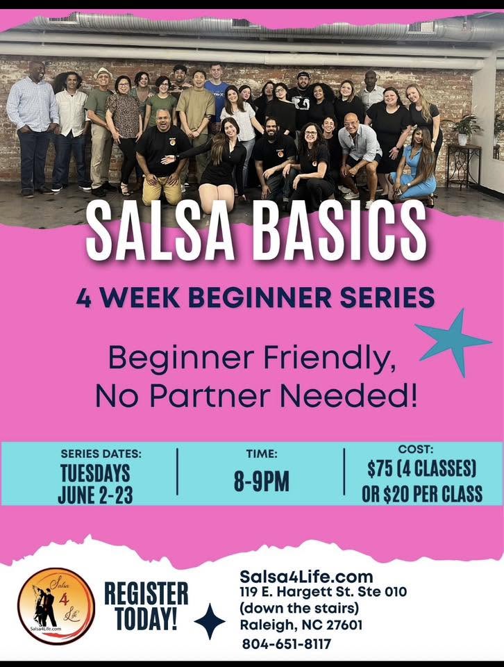 Salsa Basics I 4 week series I Tuesdays