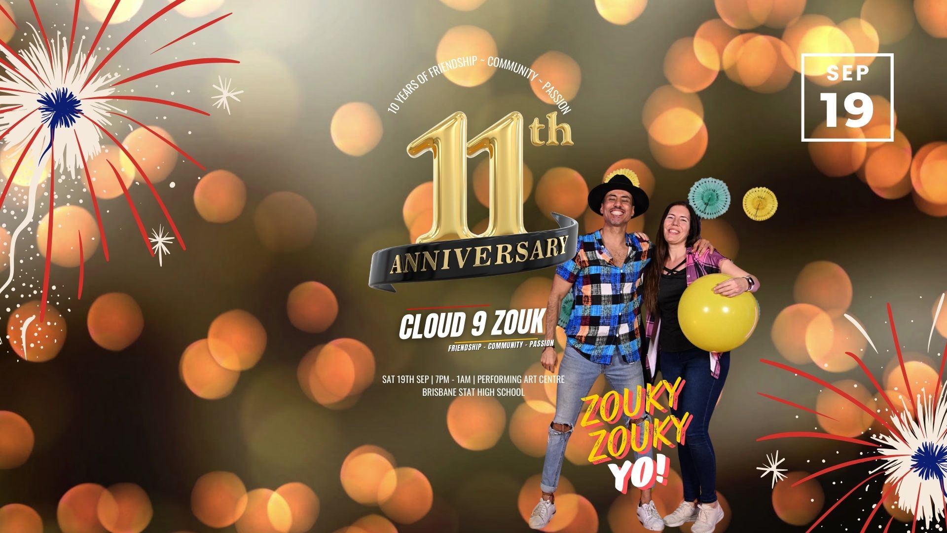 Cloud9 Zouk 11th Anniversary & International Zouk Day Brisbane 2026