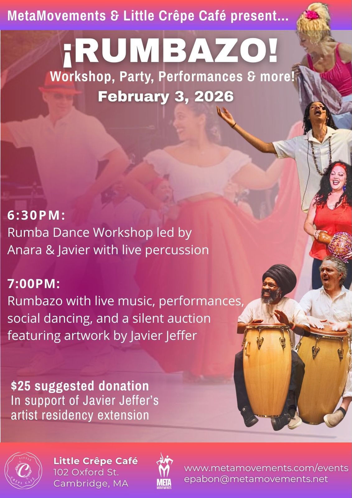 !Rumbazo! Rumba Dance Workshop, Party, Performances and more!