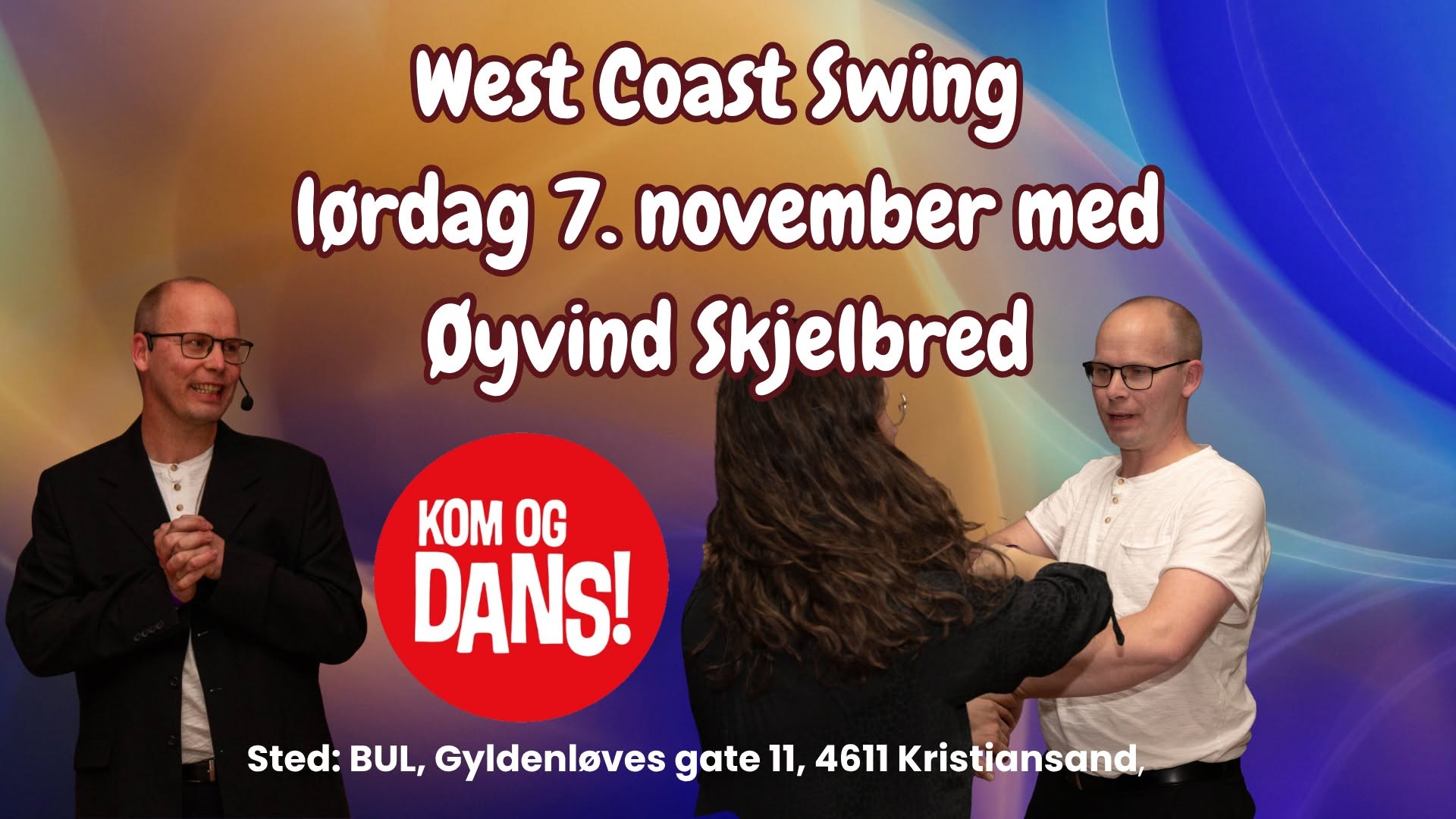 West Coast lørdag med Øyvind Skjelbred, kurs og sosialdans!