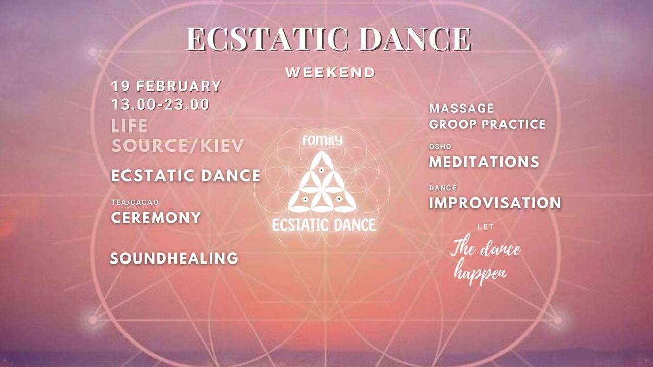Ecstatic Dance Weekend 19.02