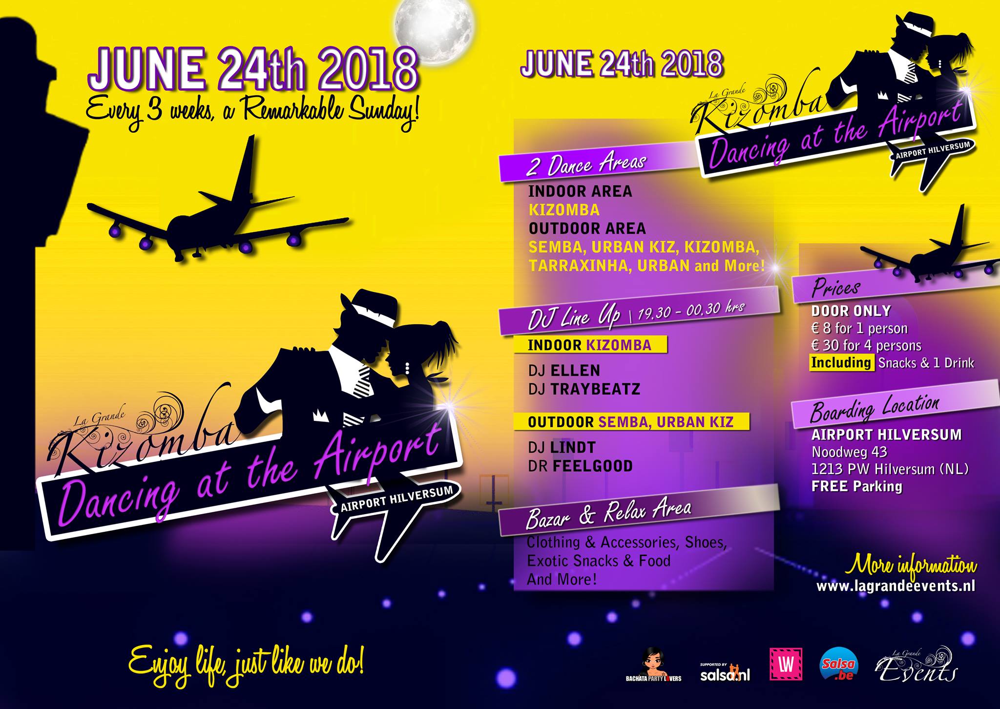Dancing at the Airport - La Grande Kizomba Remarkable Sunday