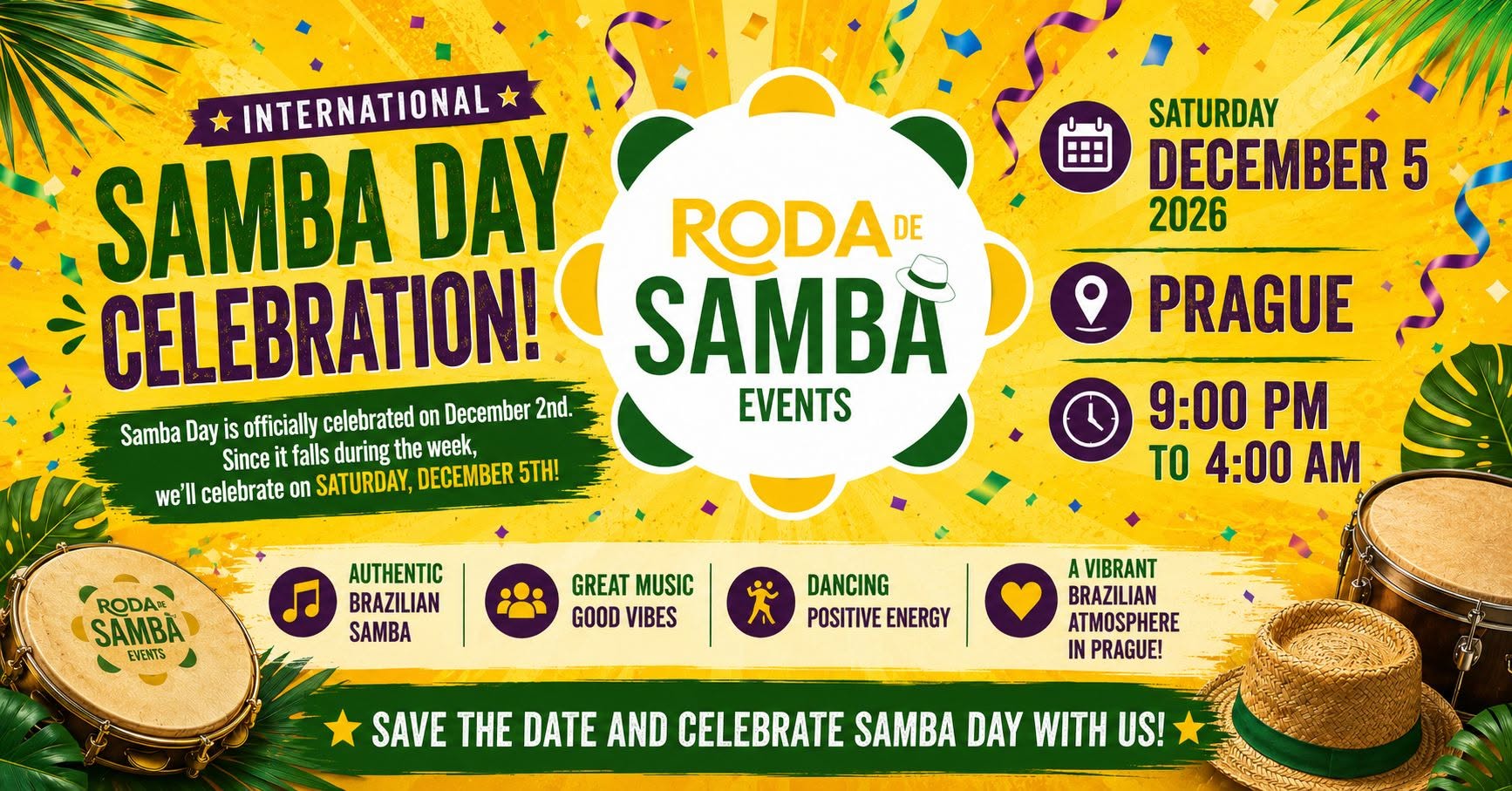 INTERNATIONAL SAMBA DAY CELEBRATION
