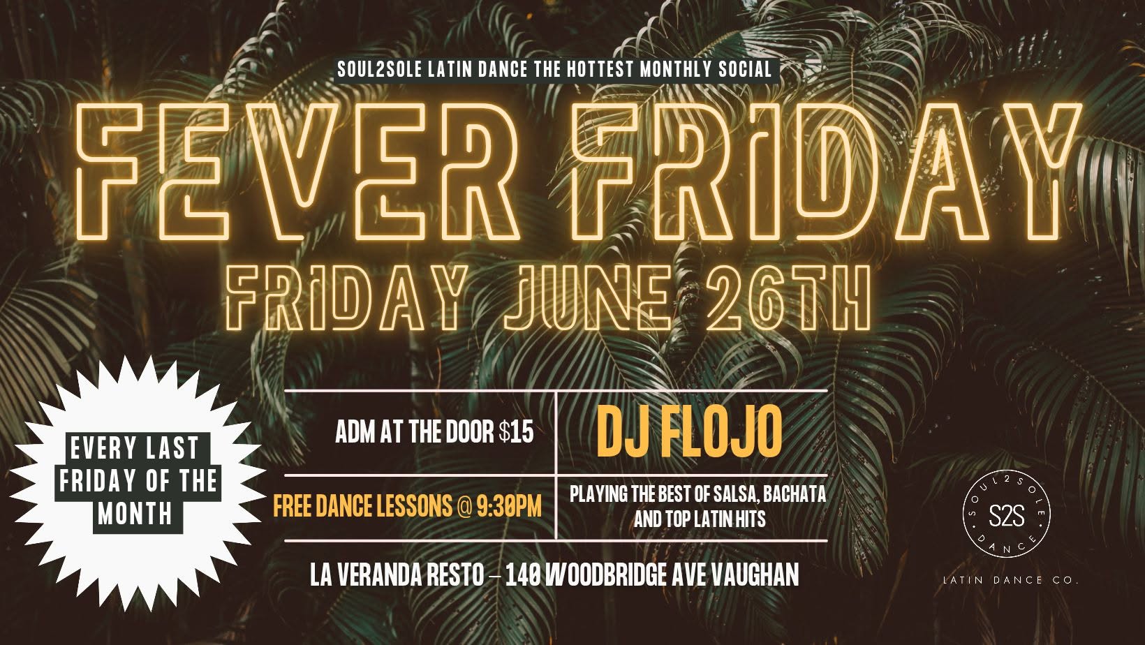Fever Friday Latin Social