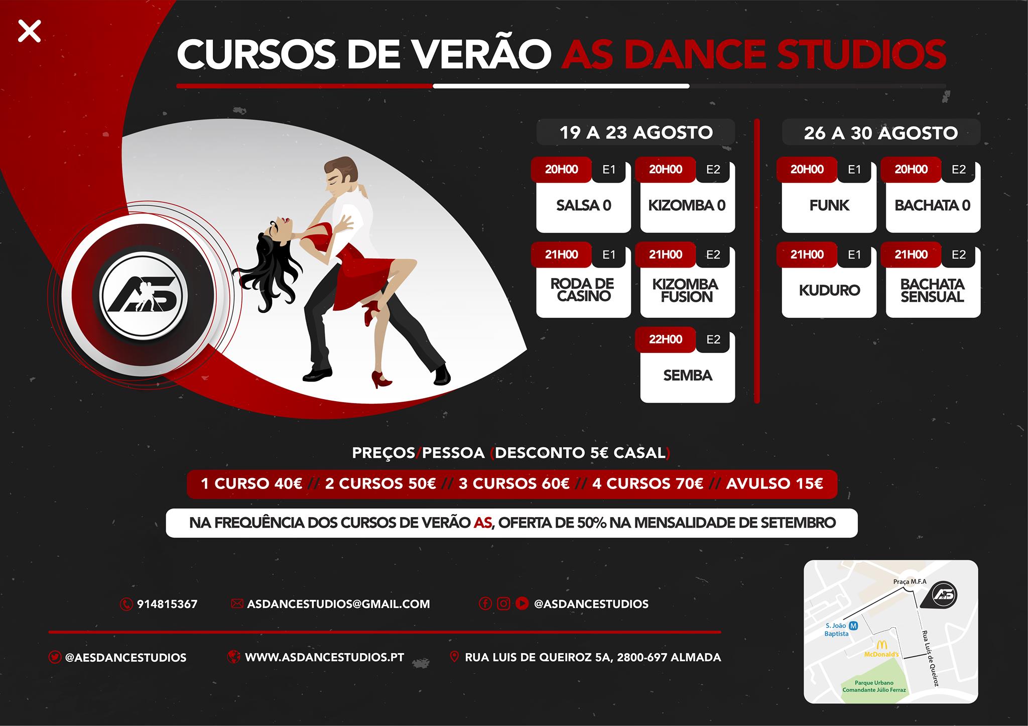 Cursos de Verão A&S Dance Studios