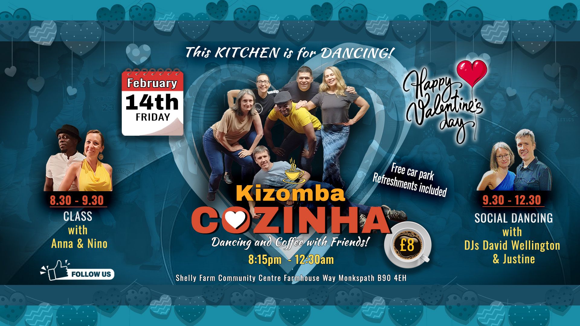 Kizomba Cozinhađź’—KIZOMBA LOVE EDITIONđź’—Friday 14th February