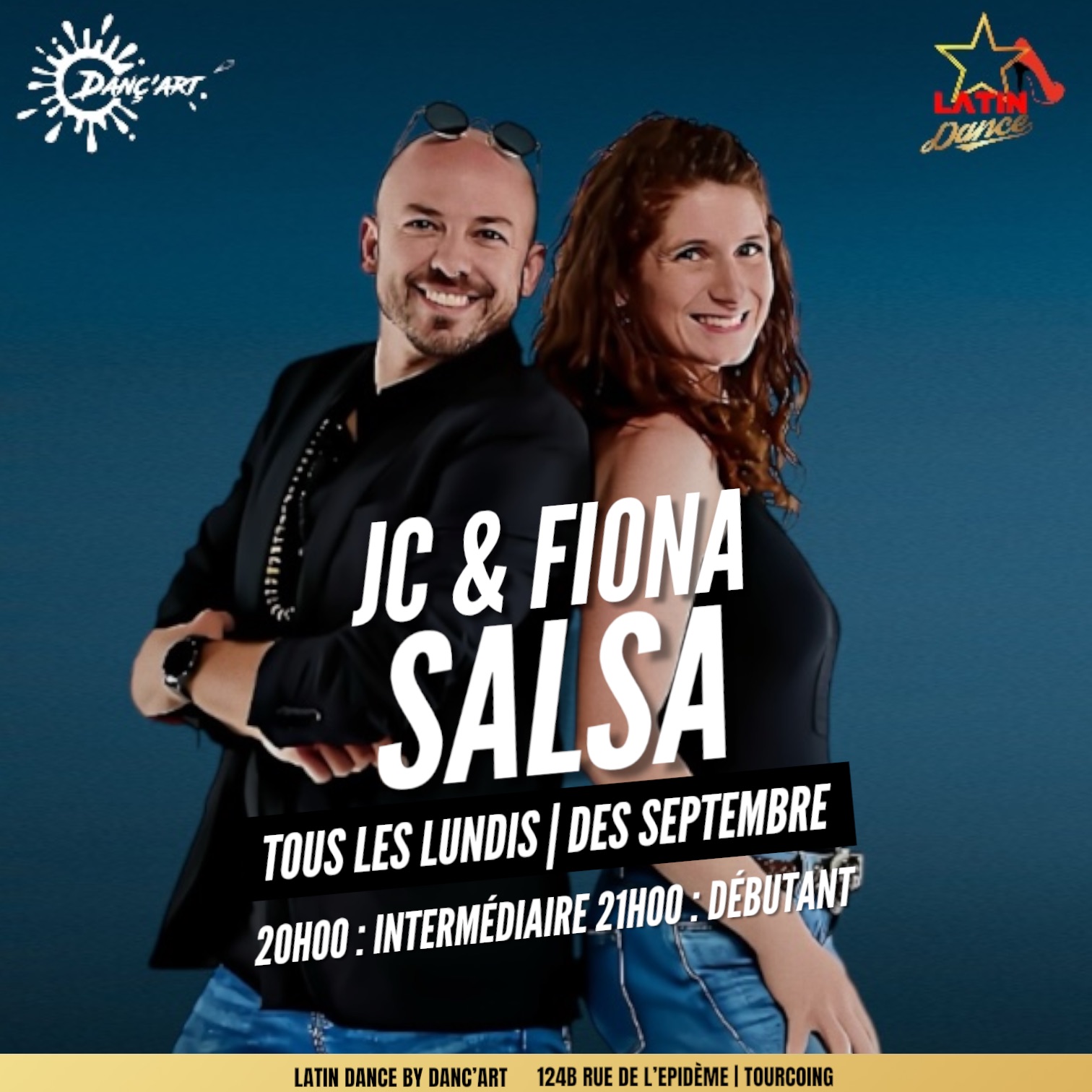 Lundi Cours de Salsa à Tourcoing avec Jc & Fiona