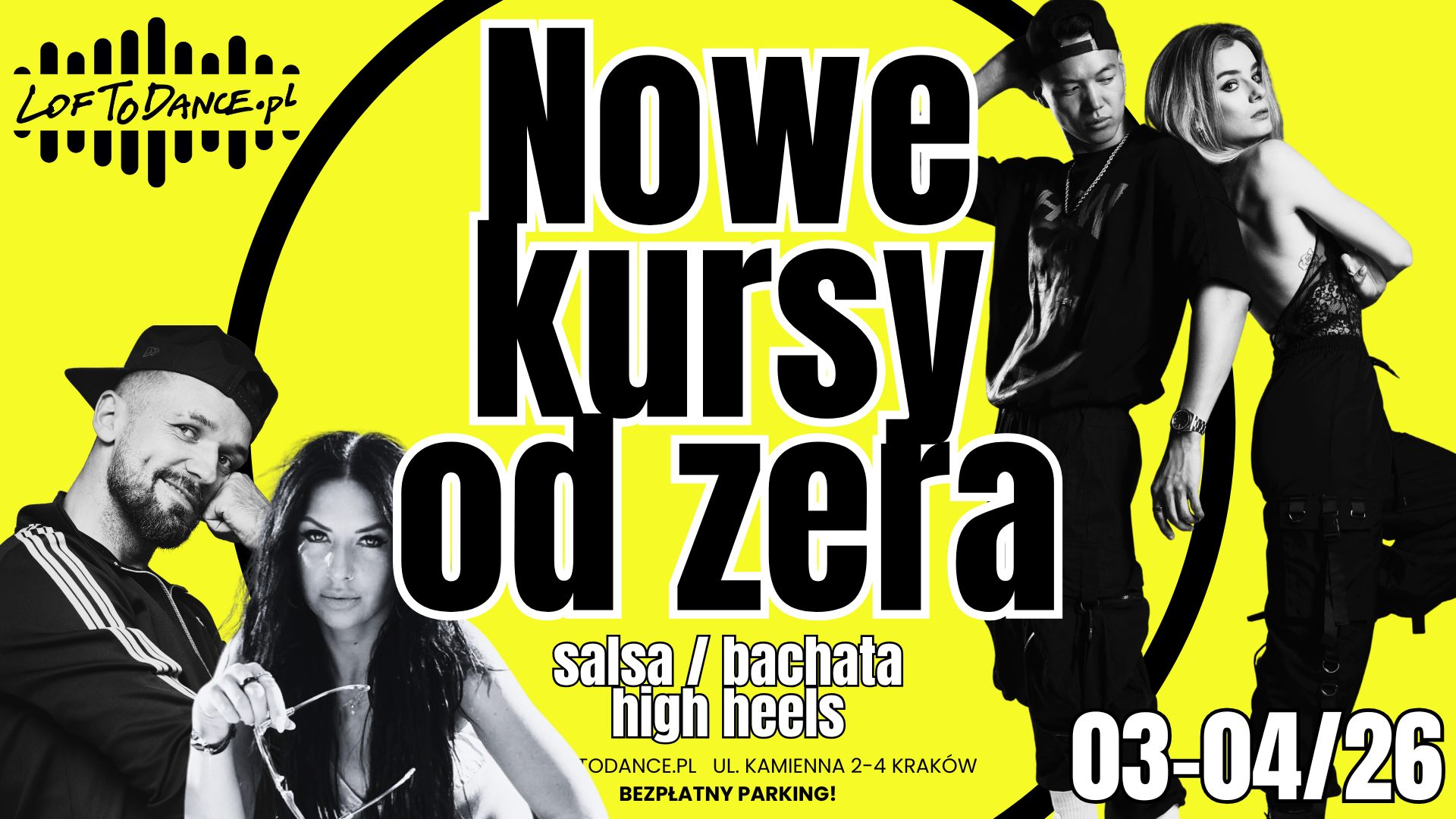 Nowe kursy OD ZERA dla singli i par - 03-04 2026