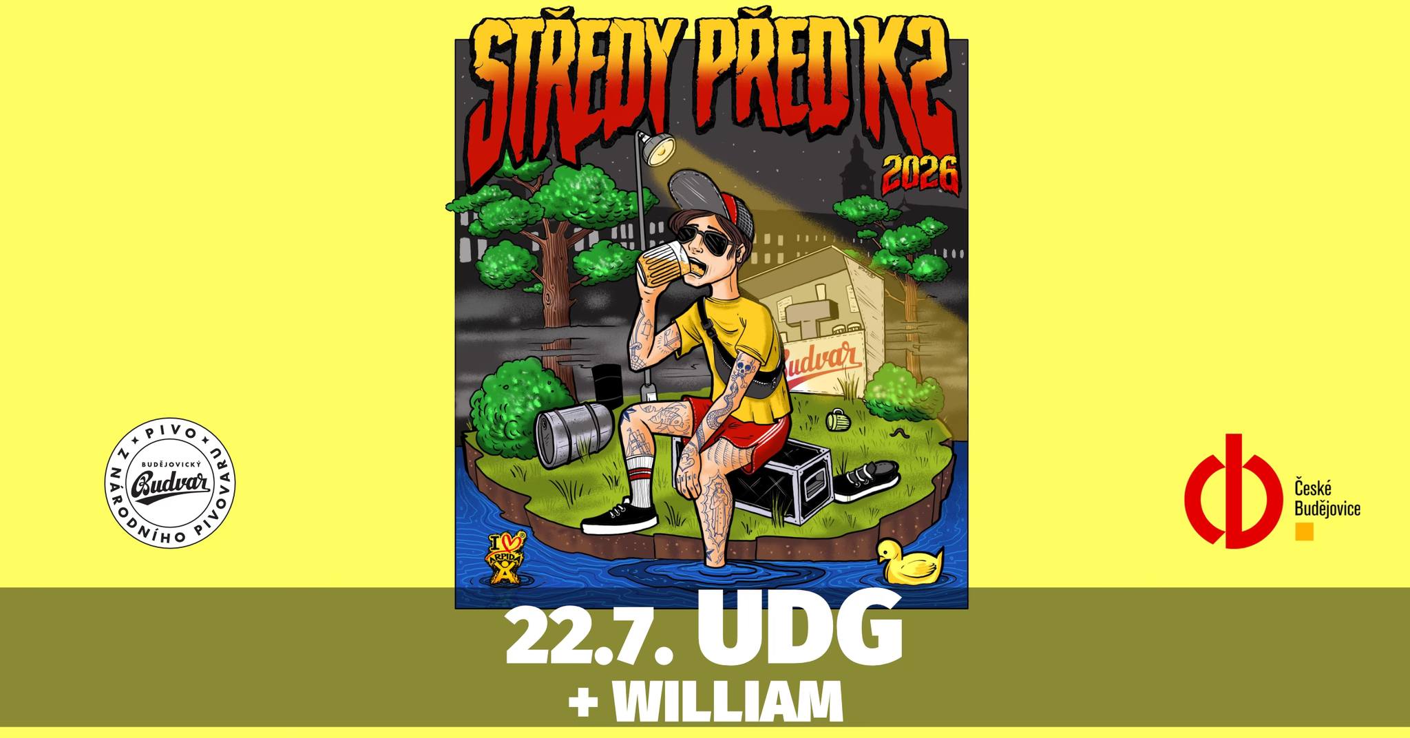 Středy před K2 UDG a William