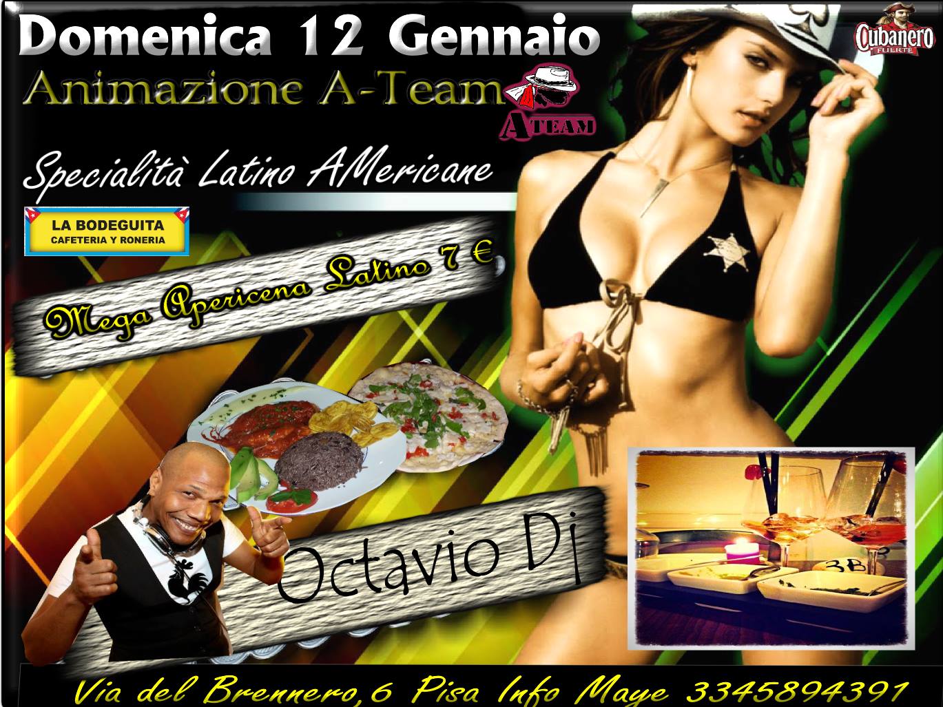 Mega Apericena Latino Con Octavio Dj Animazione A-Team