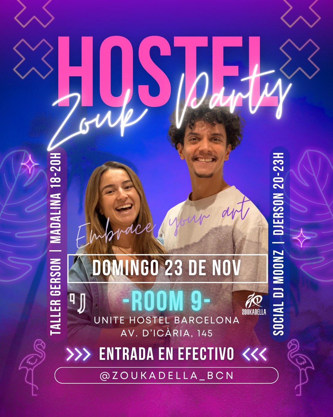 WORKSHOP & HOSTEL ZOUK PARTY By Zoukadella