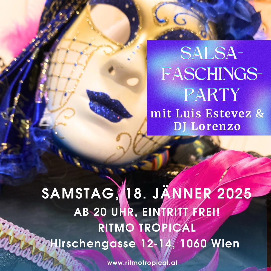 Salsa-Faschingsparty mit DJ Lorenzo!
