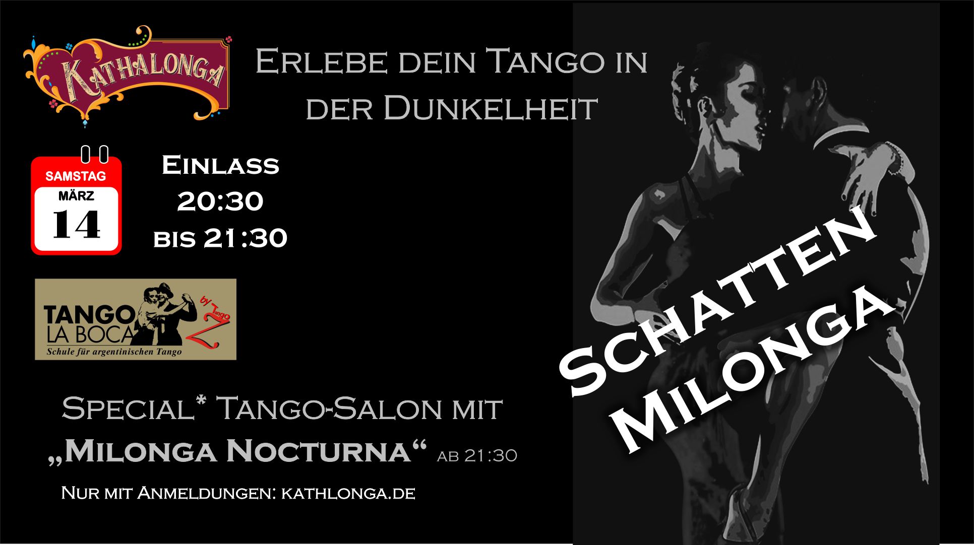 Milonga Nocturna - Tango im Dunkeln