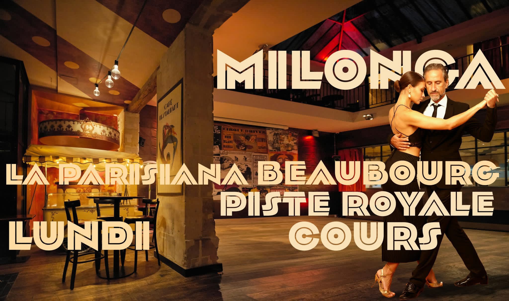 La Parisiana Beaubourg Tous Lundi Cours & Bal 12 01