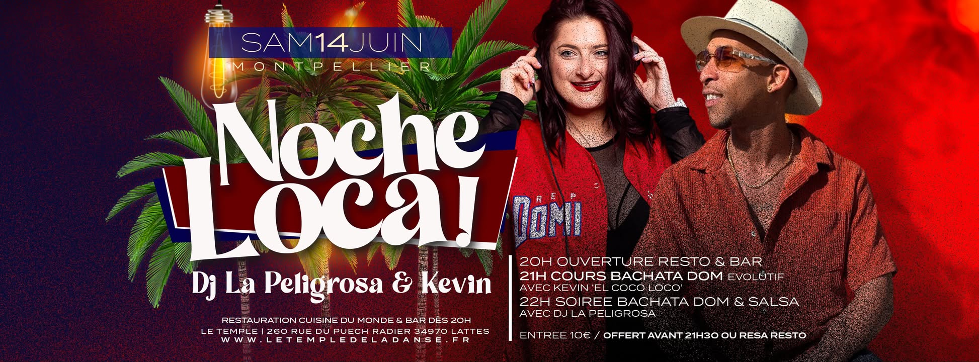 NOCHE LOCA Bachata Dom & Salsa Dj La Peligrosa & Kevin