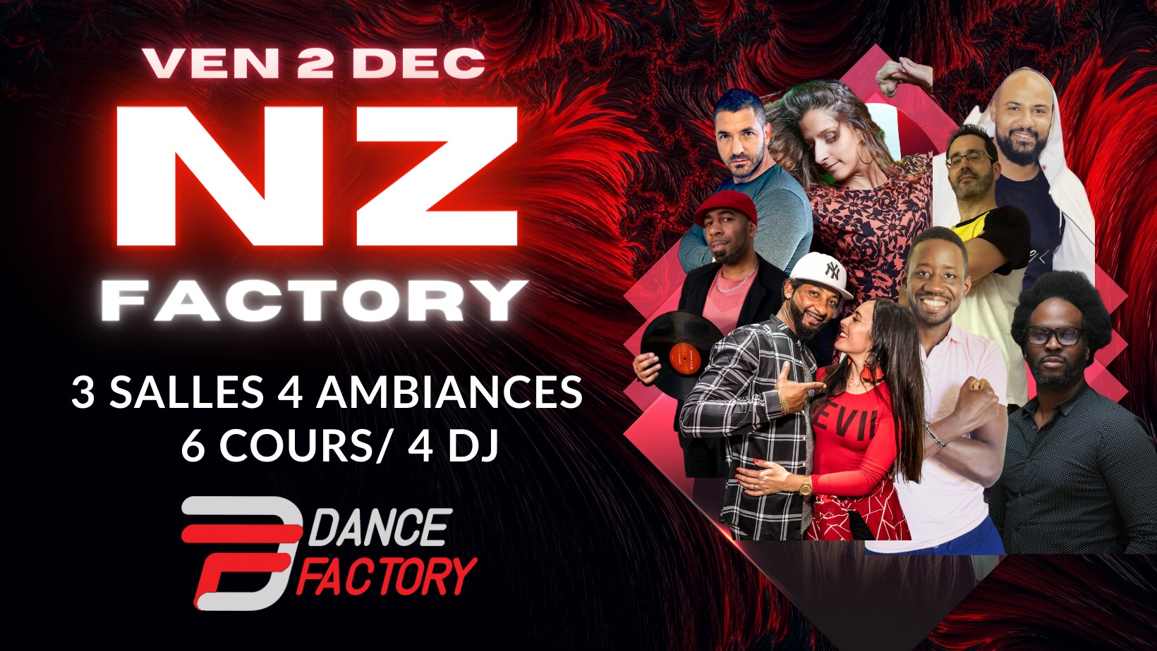 SOIREE NZ FACTORY 3 SALLES 4 AMBIANCES