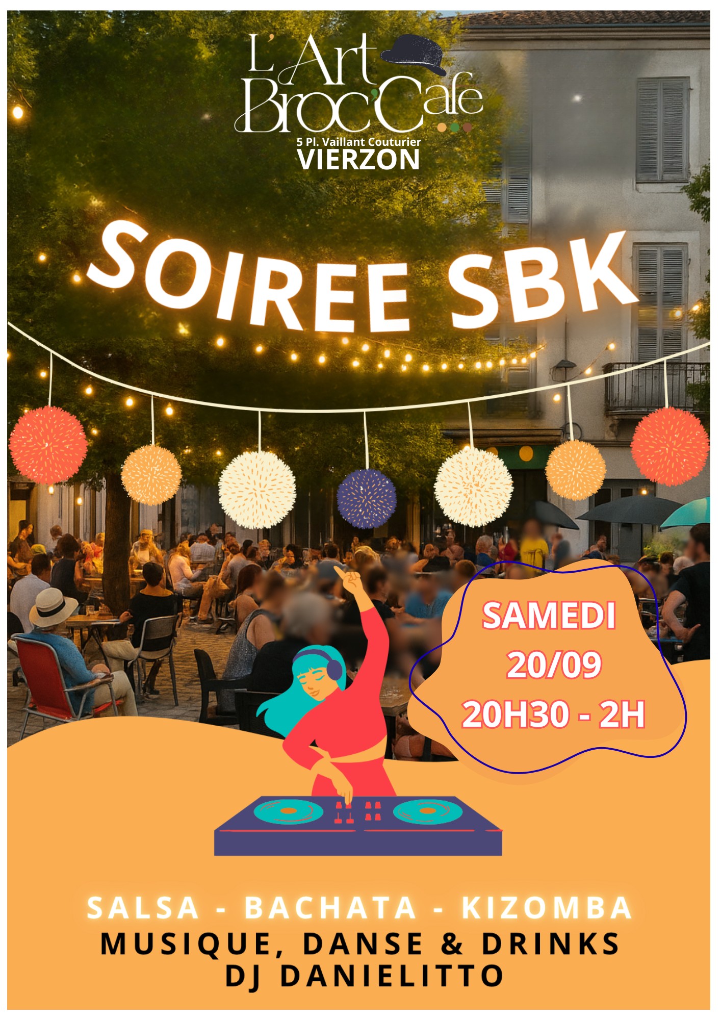 Soirée Sbk à L'ArtBroc Café