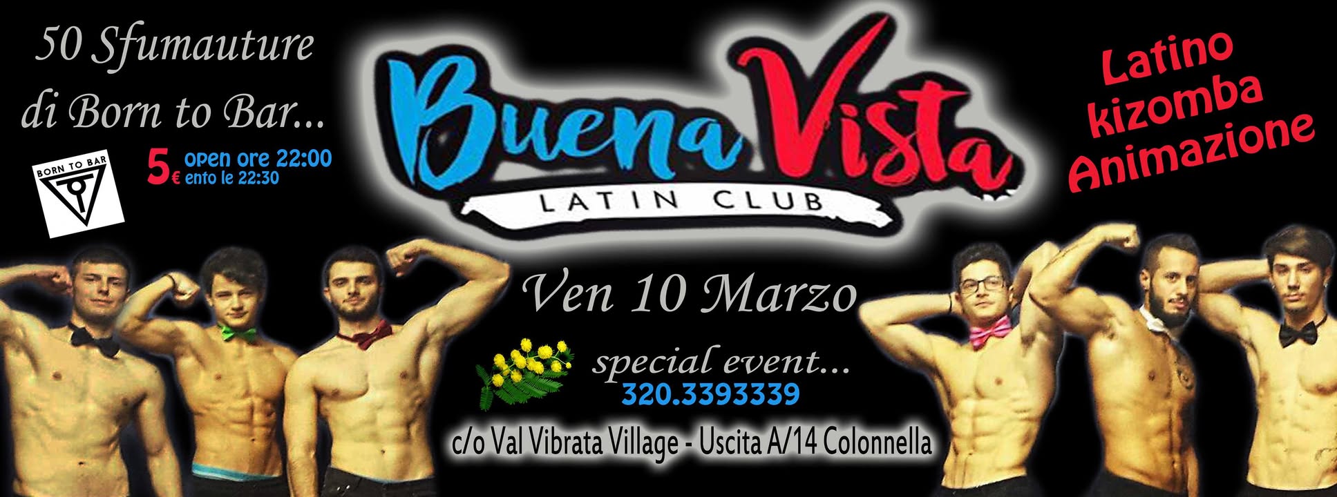Venerdì 10 Marzo Latino y Kiz 50 sfumature di Buena Vista