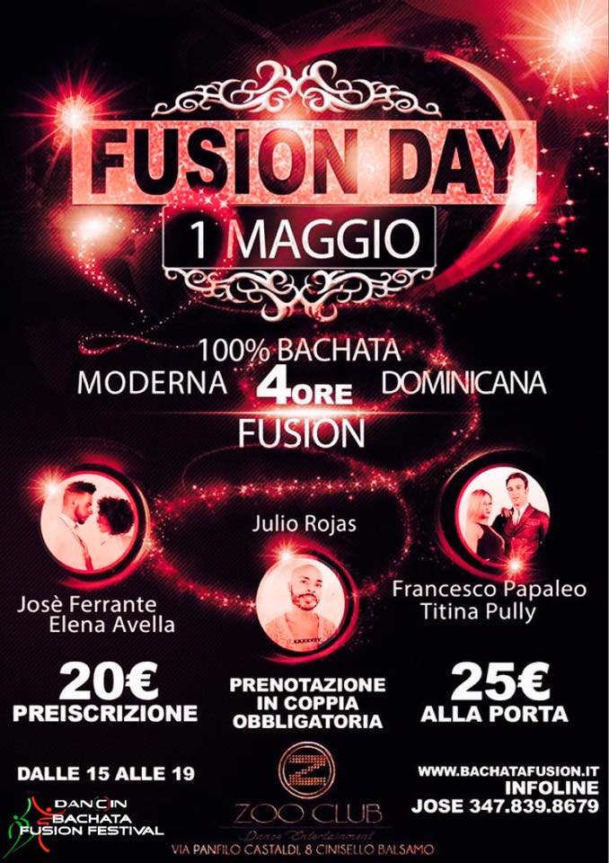 1 MAGGIO FUSION DAY IN BACHATA