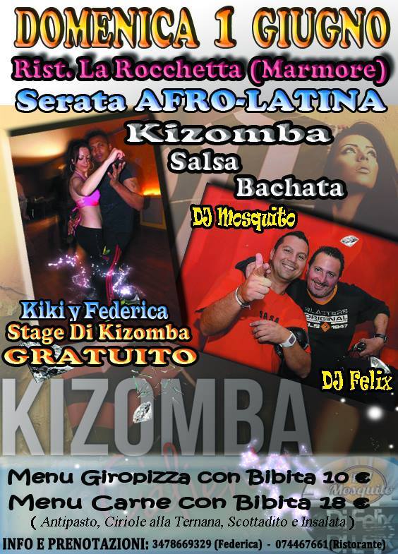 Cena+serata AFROLATINA