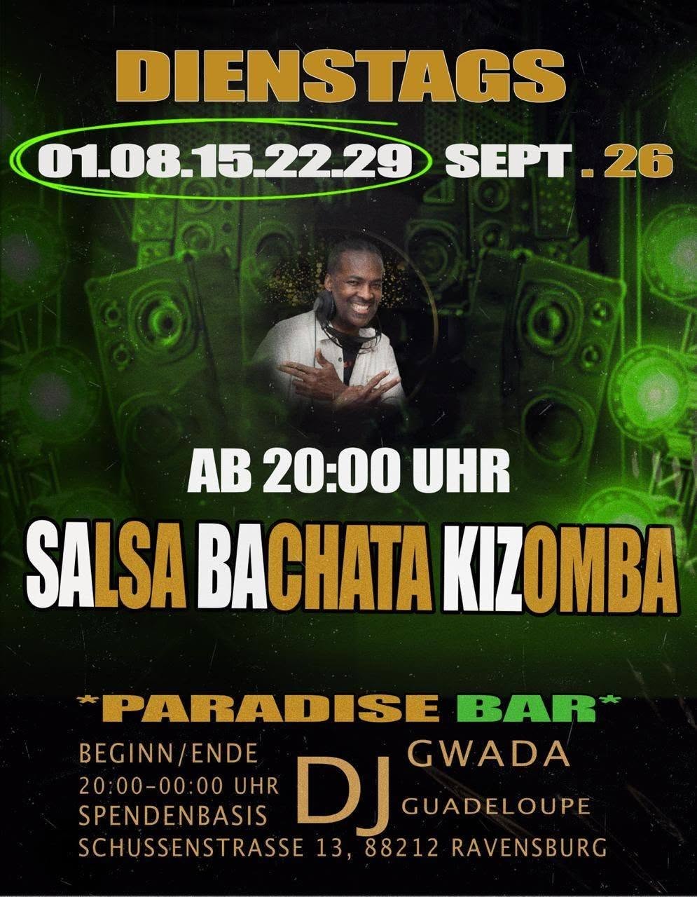 Salsa in Paradise Ravensburg mit DJG
