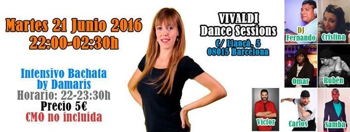 Pairs Bachata intensive by Dámaris Cerro