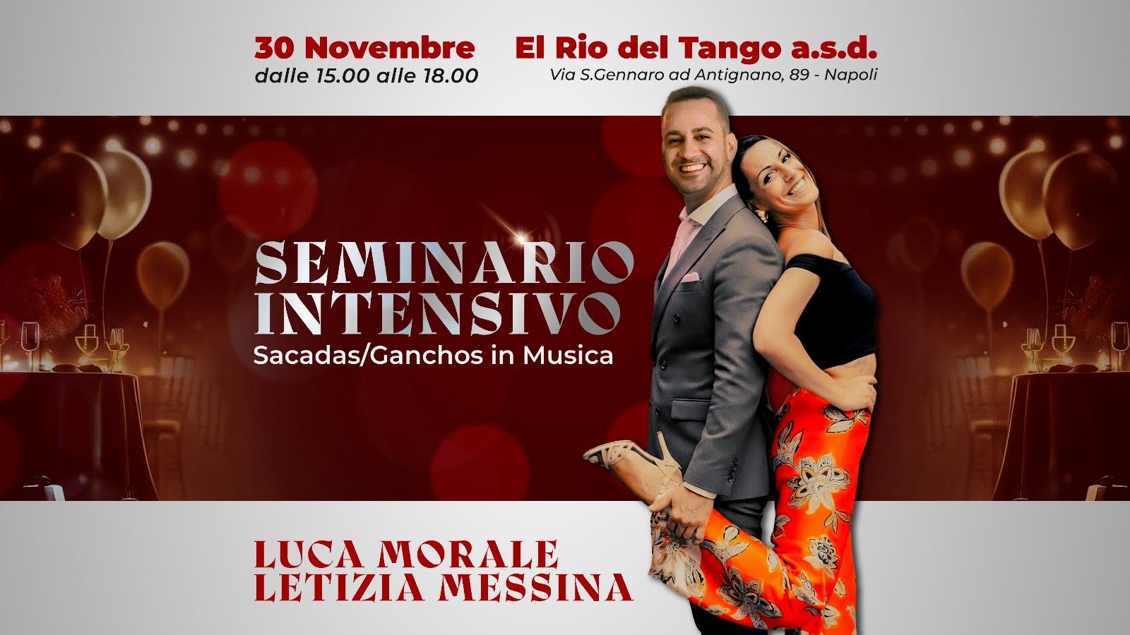 SEMINARIO con Letizia Messina e Luca Morale