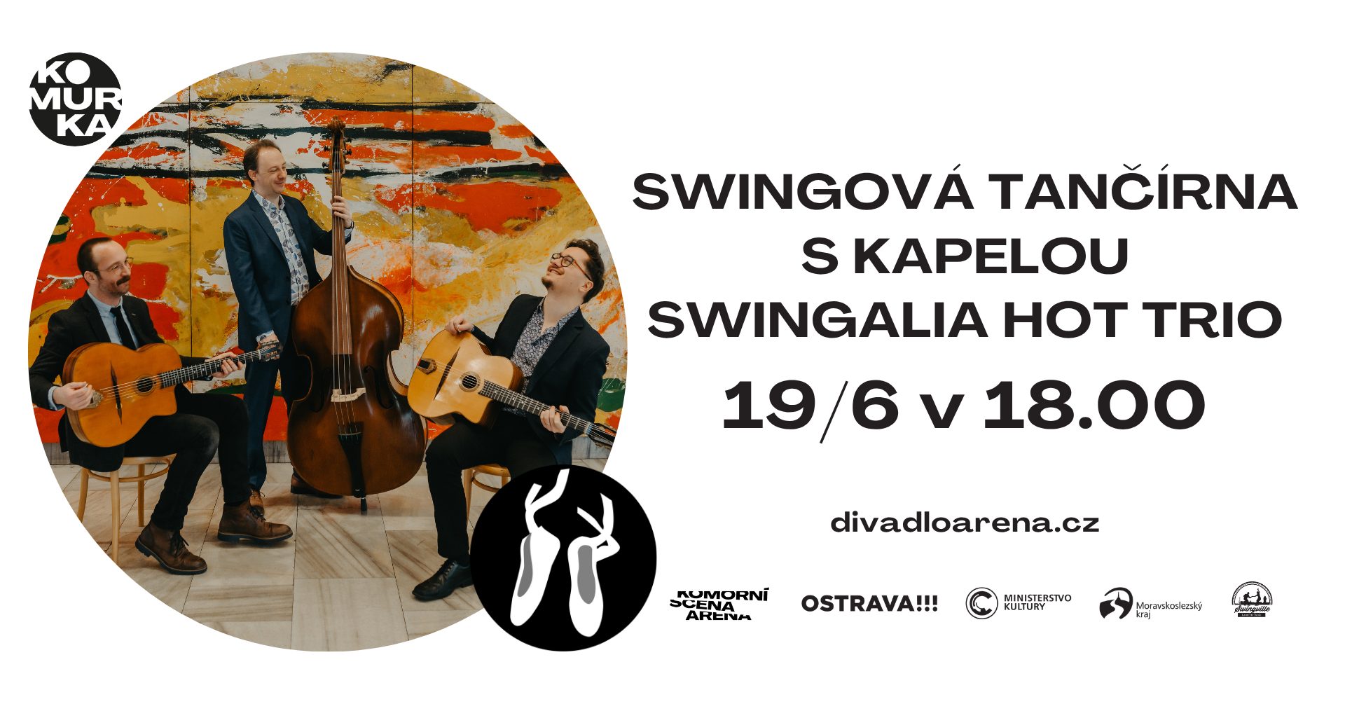 Červnová tančírna s kapelou SWINGALIA HOT TRIO 🔥❤️