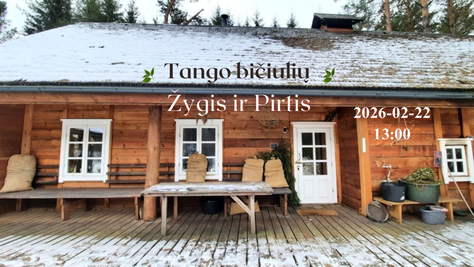 Tango bičiulių žygis ir pirtis