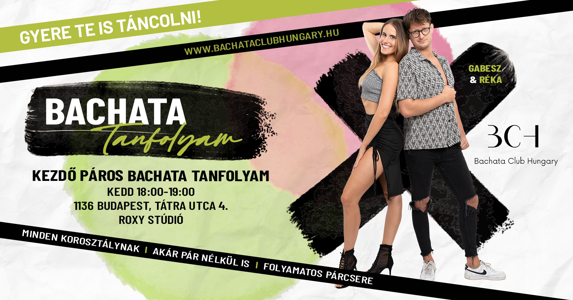 KEZDŐ PÁROS BACHATA TANFOLYAM 💥2026-os KEDVEZMÉNYEK💥